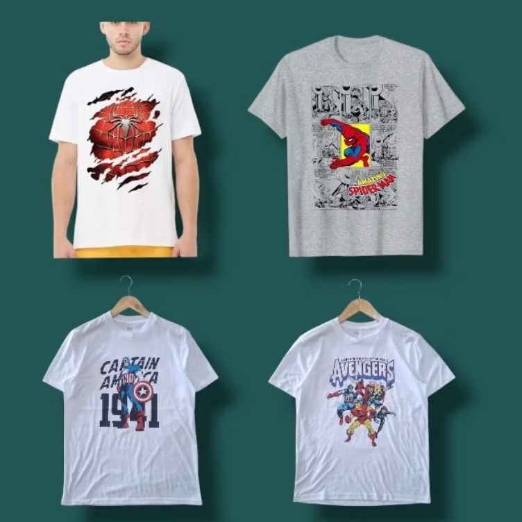 เสื้อยืด Super Hero (Marvel Avengers) ดั้งเดิมขายเสื้อยืด Marvel