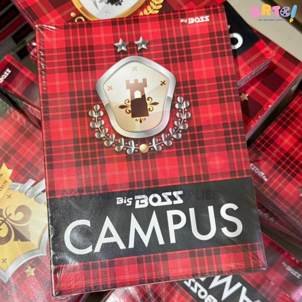 1 แพ็ค (เนื้อหา 10) Big Boss EB CAMPUS Notebook 36 & 50 แผ่น Good Paper 70 GSM ความหนา ขนาด 18x25cm 