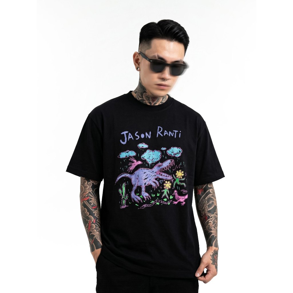 เสื้อยืด KATUN Jason Ranti - Happy Life Cotton M-XXL