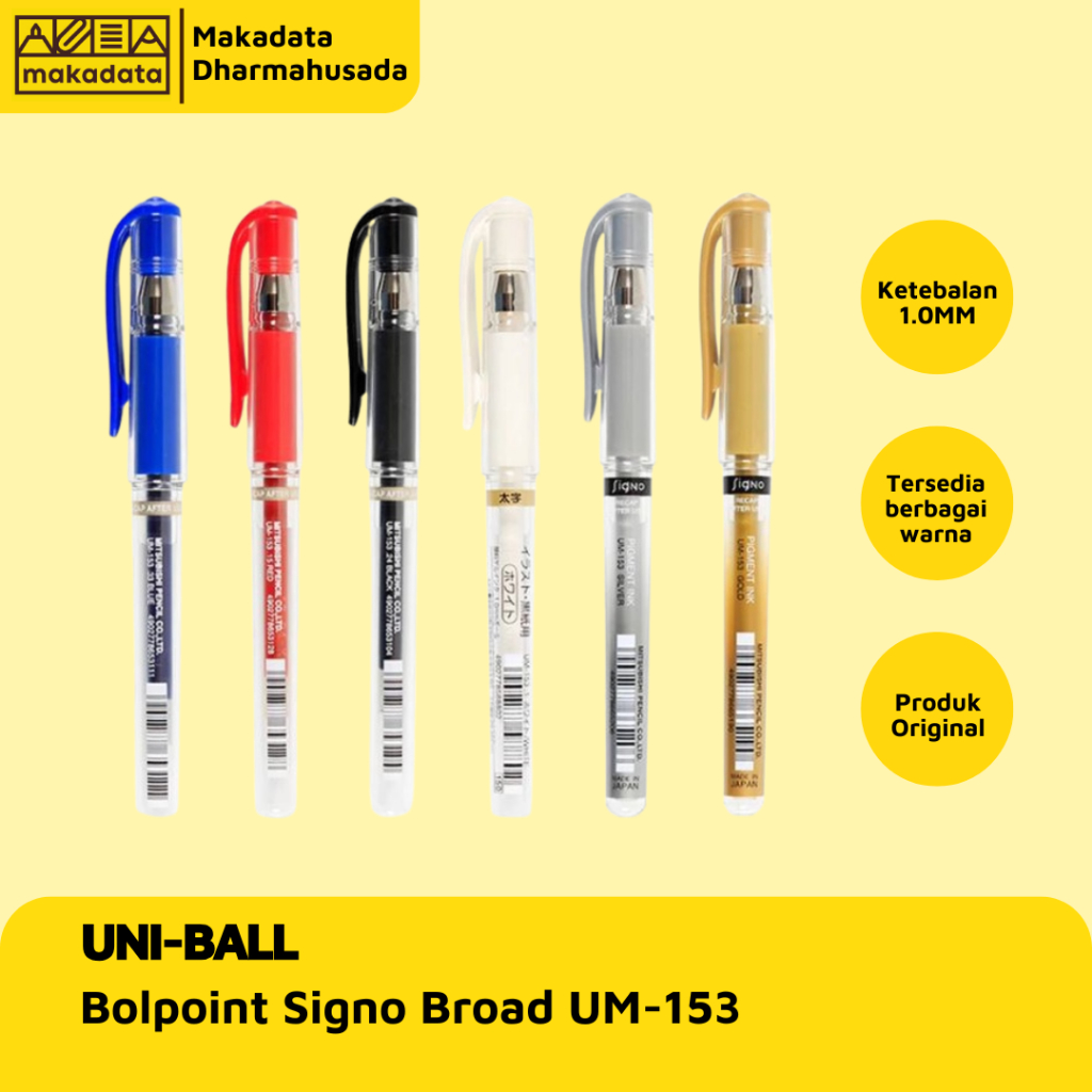 UNI-BALL SIGNO BROAD UM-153 BALLPOINT