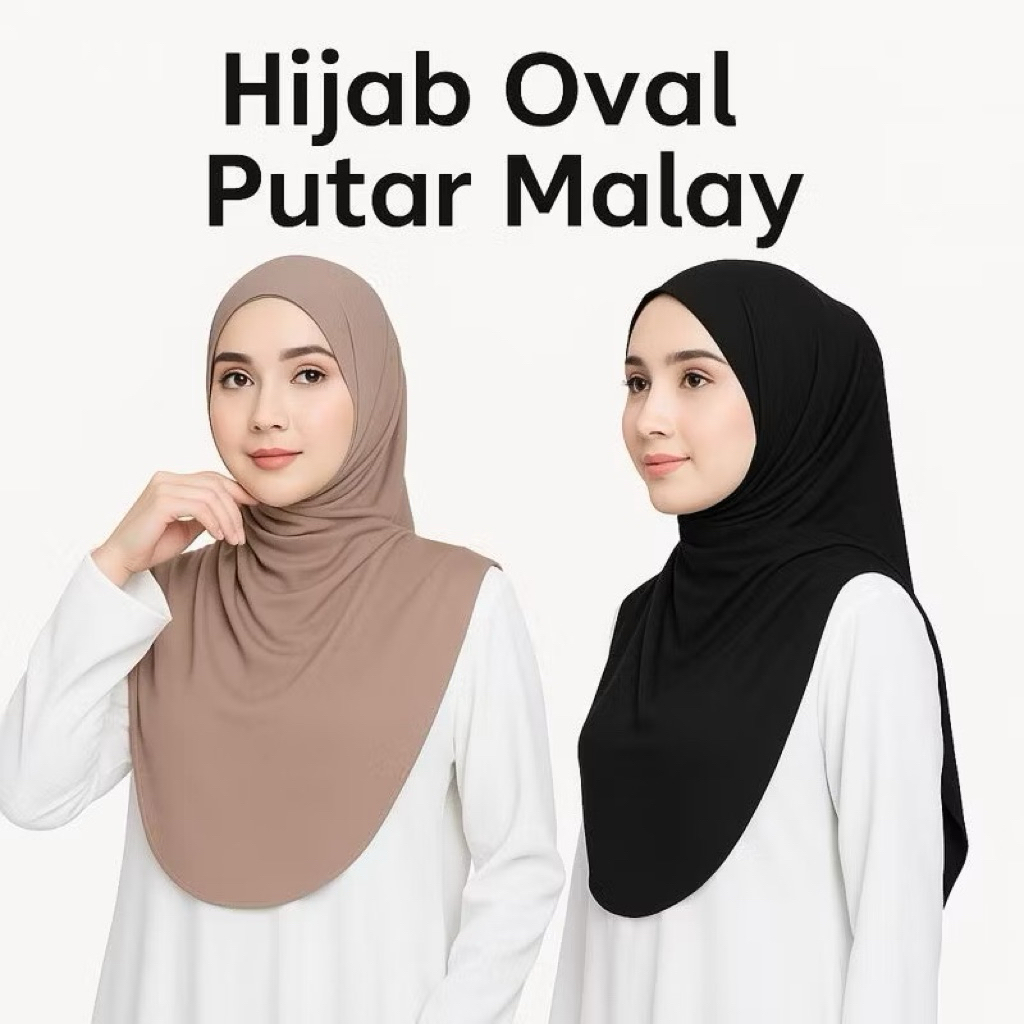 ฮิญาบสําเร็จรูป Malay jisoo//มาเลย์รูปไข่หมุนฮิญาบ jisoo สําเร็จรูป