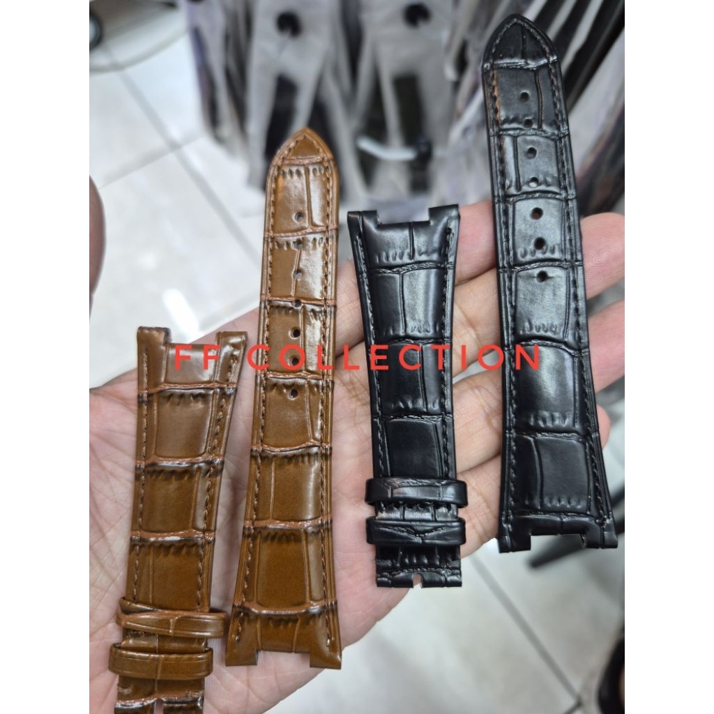 FF 1000% นาฬิกาหนังแท้ STRAP PATEK PHILIPPE NAUTILUS หนัง PATEK PHILIPPE หนังคุณภาพดั้งเดิม