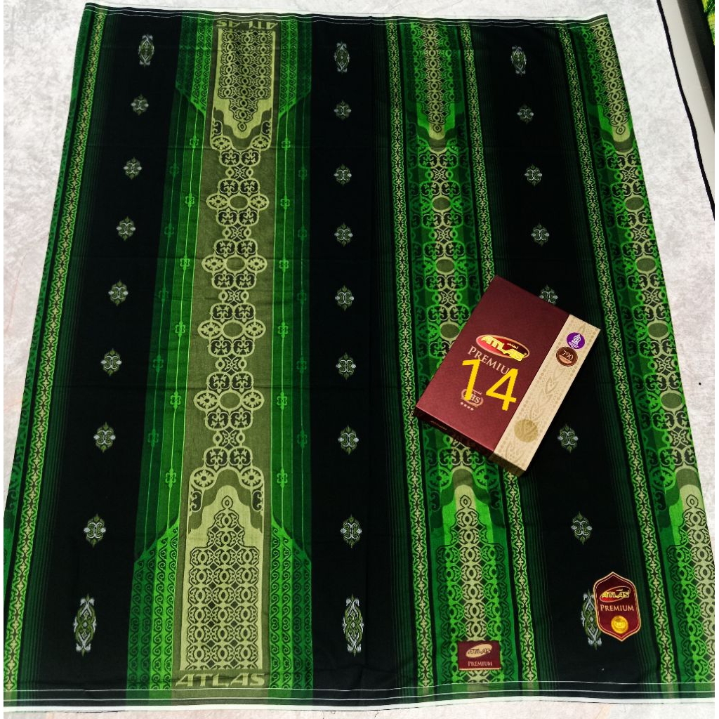 Atlas Premium 790 Jaguar Songket นูนดูหรูหราและหรูหรา Atlas Sarong