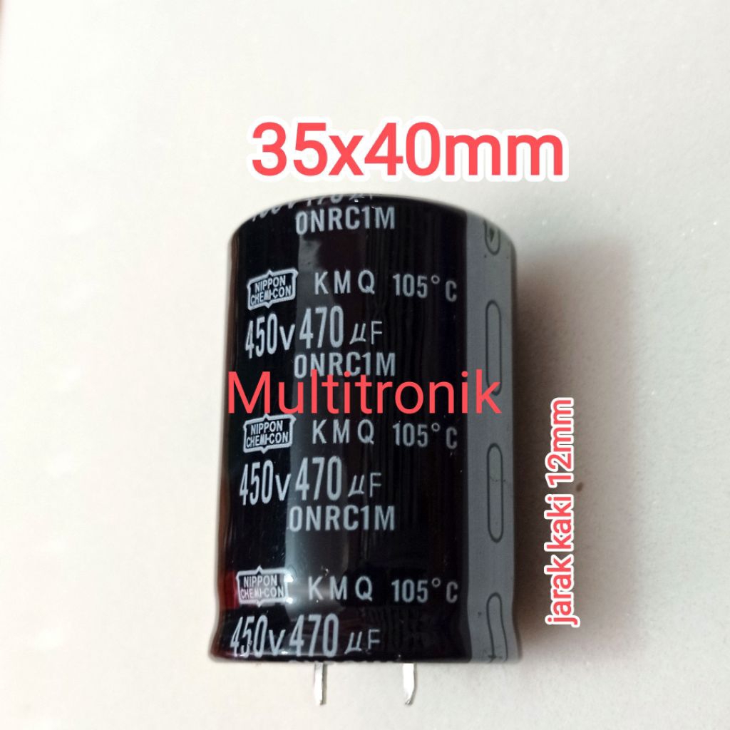 Nipon chemicon 470uf 450v elco 470uf 450v