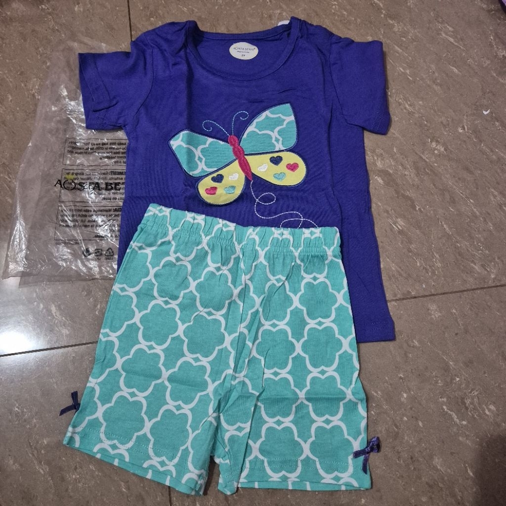 ชุดผีเสื้อ Aosta Betty สําหรับเด็กผู้หญิงอายุ 3 ปี