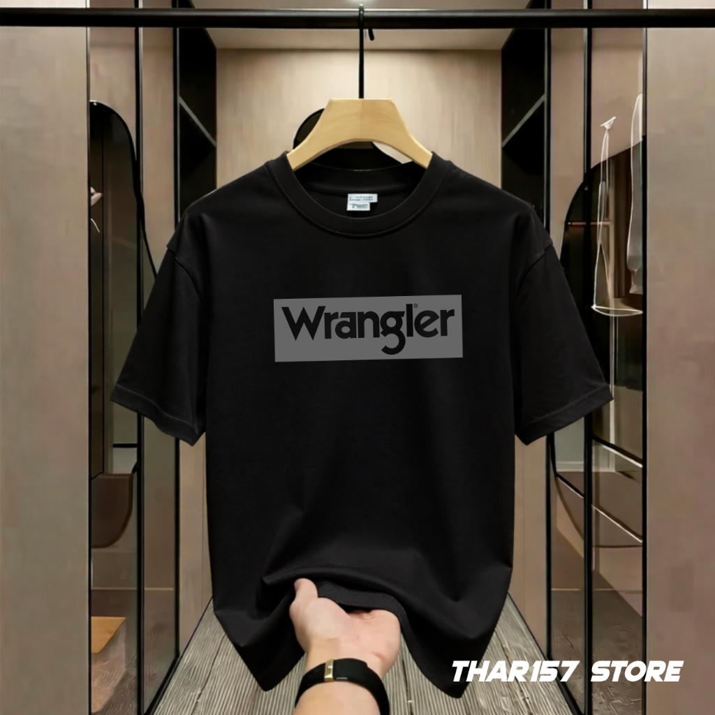 เสื้อยืดผู้ใหญ่ Distro ขนาดใหญ่ S-6XL Wangler Motif Premium Combed Cotton วัสดุแขนสั้น