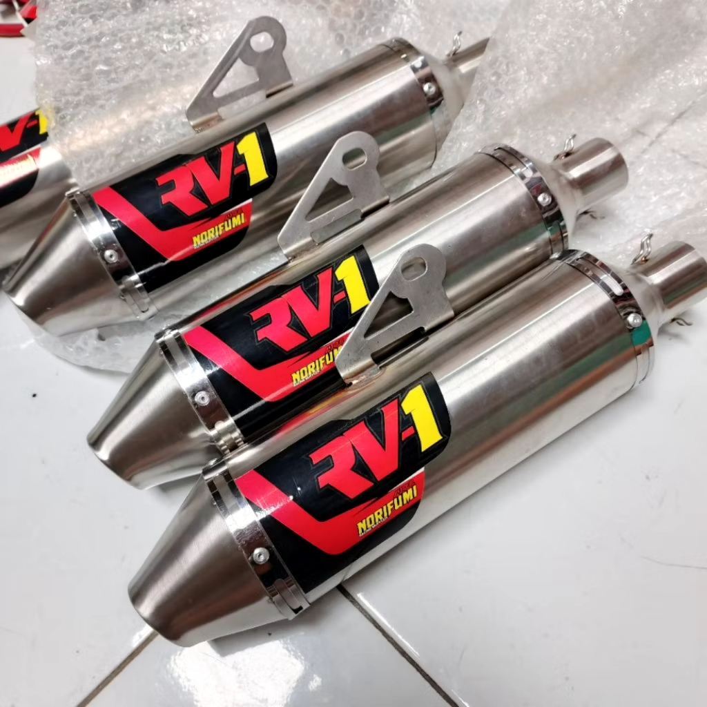 ท่อไอเสียเปิด 38mm RV1 สําหรับ klx150 Crf150 Ksr110 Msx125 Canister เท่านั้น