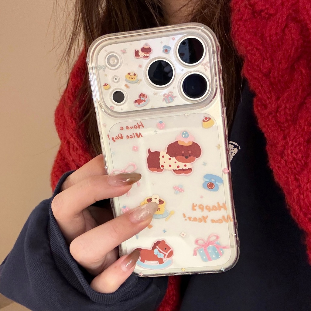 IPhone 17 Case Transparent Doggy Case iphone 17 Case iphone 17 Pro case iphone 17 Promax Casing ipho