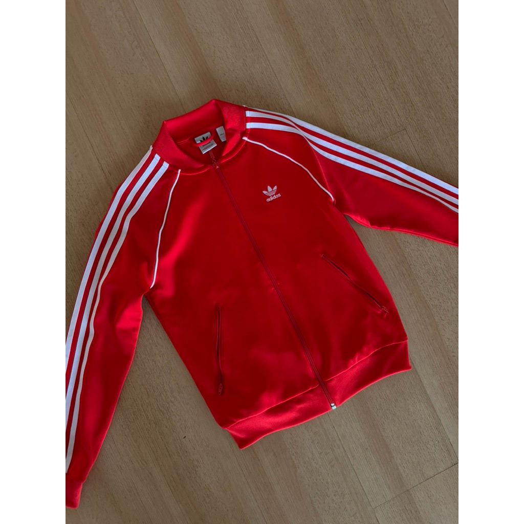 MERAH Preloved adidas สีแดง/แดง set/จั๊มสูท/แจ็คเก็ต/กางเกงกีฬา