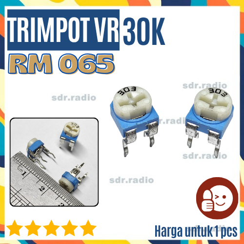 RM 065 33k RM 065 33k VR RM065-333K Ohm Variable Resistor Trimpot Potentiometer RM-065