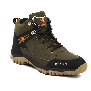Working Sneakers For You Sepatu Pria Kulit Boot G-01 Offroad / Hiking pria