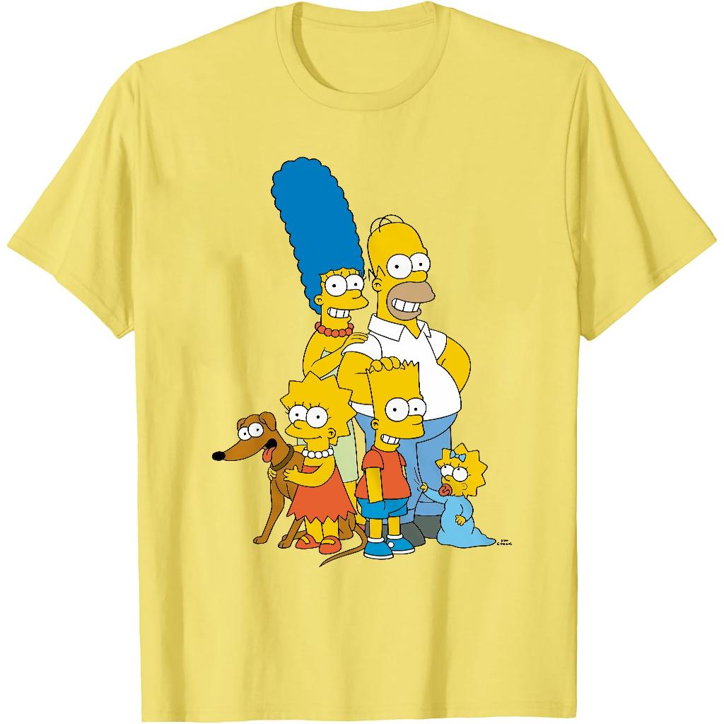 The Simpsons Bart Simpson และ Homer Simpson Family เสื้อยืด – Vintage 90s Retro เสื้อสําหรับผู้ชายแล