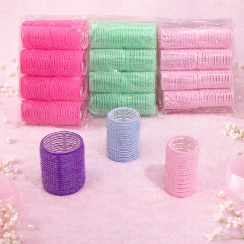 (72 ชิ้น) PLAIN HAIR ROLLS / STICK HAIR ROLLS / HAIR ROLLS