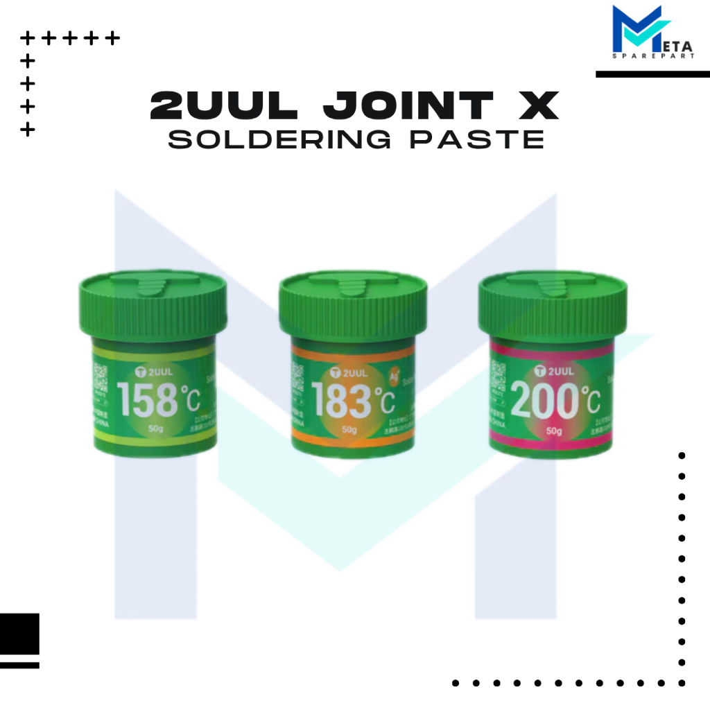 2UUL JOINT X 158/183/200C SOLDER PASTE สําหรับซ่อมโทรศัพท์มือถือ / SOLDERING PASTE / TIN PASTE