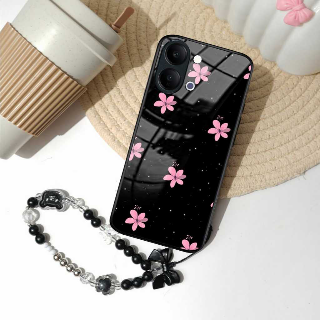 GANTUNGANล่าสุดGlossy Glass Softcase + สายVivo Y05 [SCK15] เคสVivo Y05 - เคสVivo Y05 - ปลอกโทรศัพท์ม