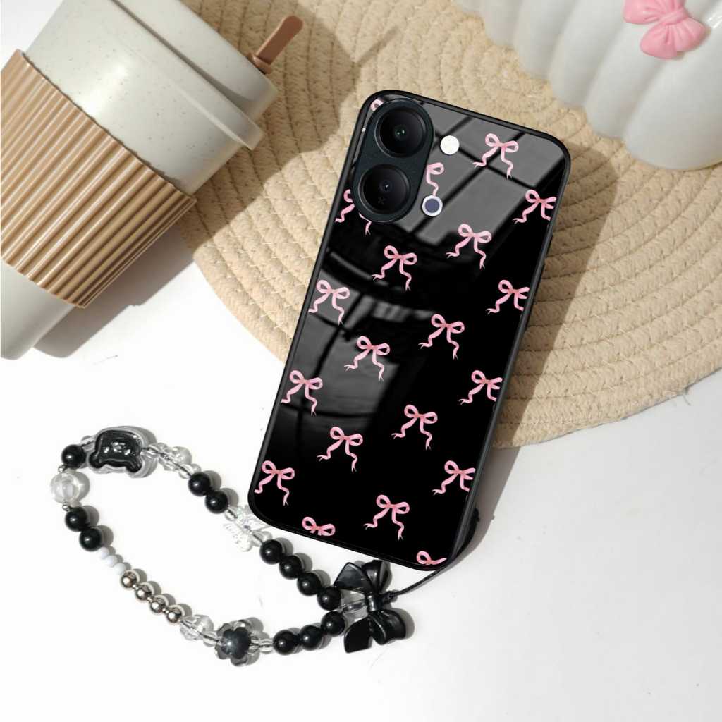 GANTUNGANล่าสุดGlossy Glass Softcase + สายVivo Y05 [SCK17] เคสVivo Y05 - เคสVivo Y05 - ปลอกโทรศัพท์ม