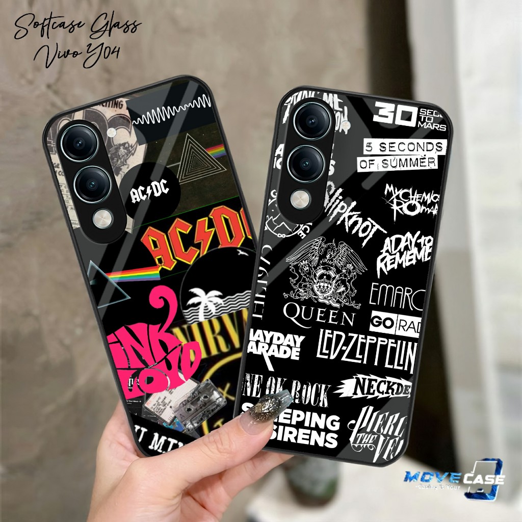 MV839 Softcase Glass VIVO Y04 - เคสซิลิโคน VIVO Y04 ล่าสุด - เคส VIVO Y04 ตัวป้องกันโทรศัพท์มือถือ