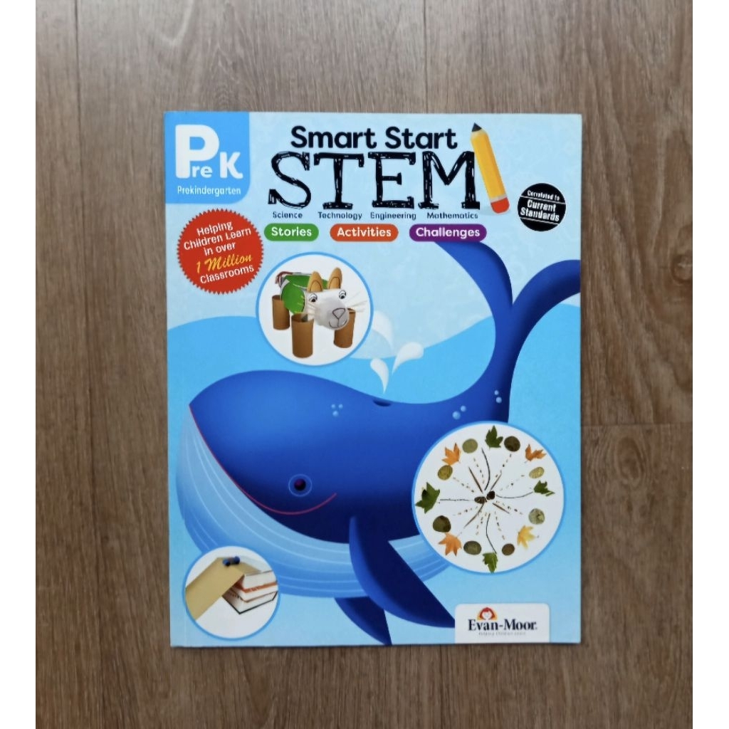 หนังสือกิจกรรมใหม่ Pre Kindergarten Smart Start STEM