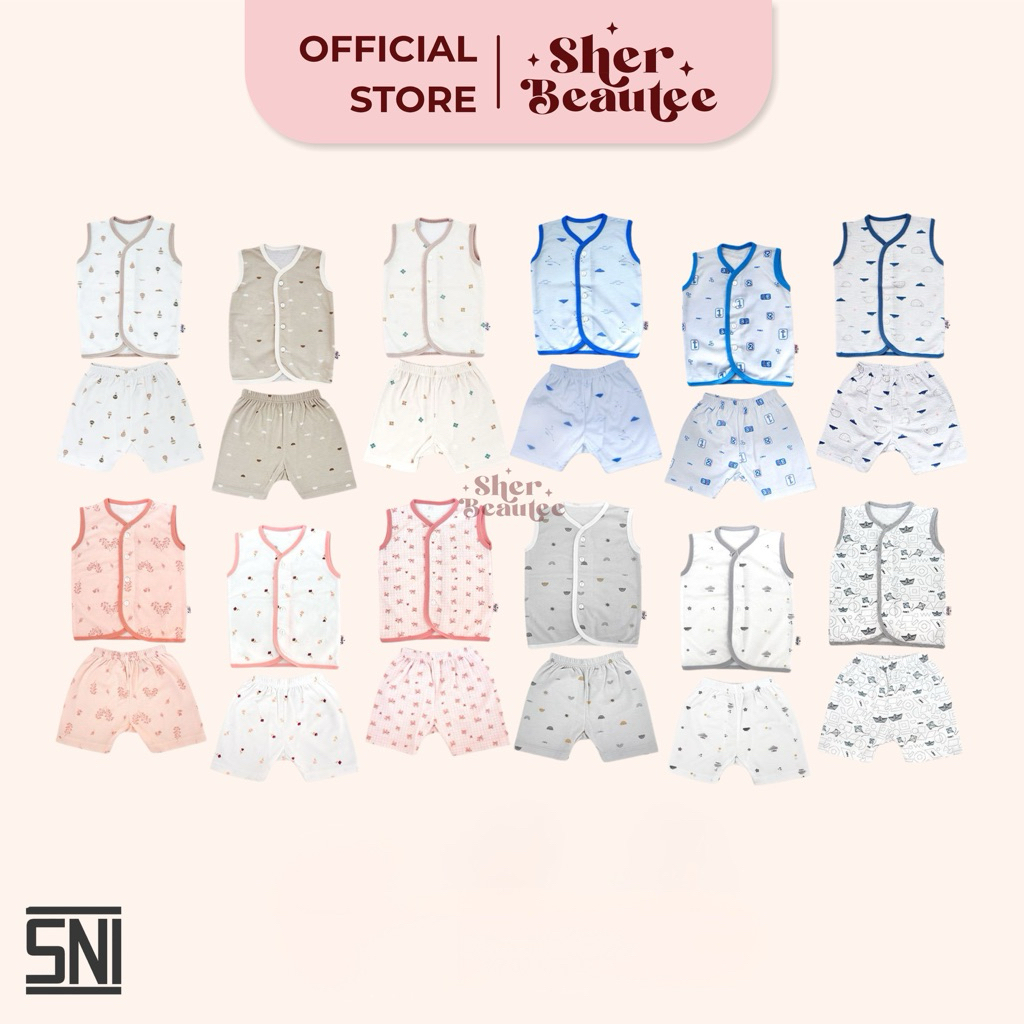 LIBBY "Set" KUTUNG Shirt Timeless Shorts Timeless Motif [3 ชุด]