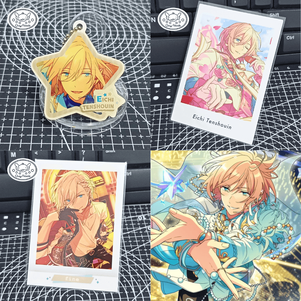 Enstarsemble Stars สินค้าอย่างเป็นทางการ Pasha Pashakore & พวงกุญแจโลหะ fine Eichi Tenshouin