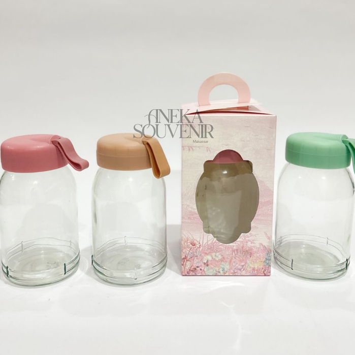 330ML GLASS TUMBLR BOTTLE // ขวดแก้ว // WEDDING SOUVENIR // SOUVENIR // GLASS TUMBLR // AQIQAH SOUVE