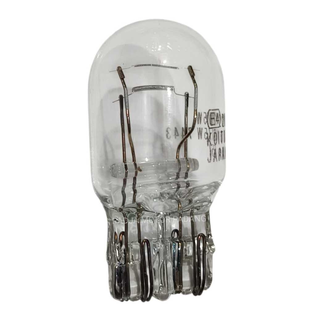 Honda Koito 1891 12V-W21/5W T20 W3x16q หลอดไฟหยุดเบรคปลั๊กขนาดใหญ่ 2 ขา