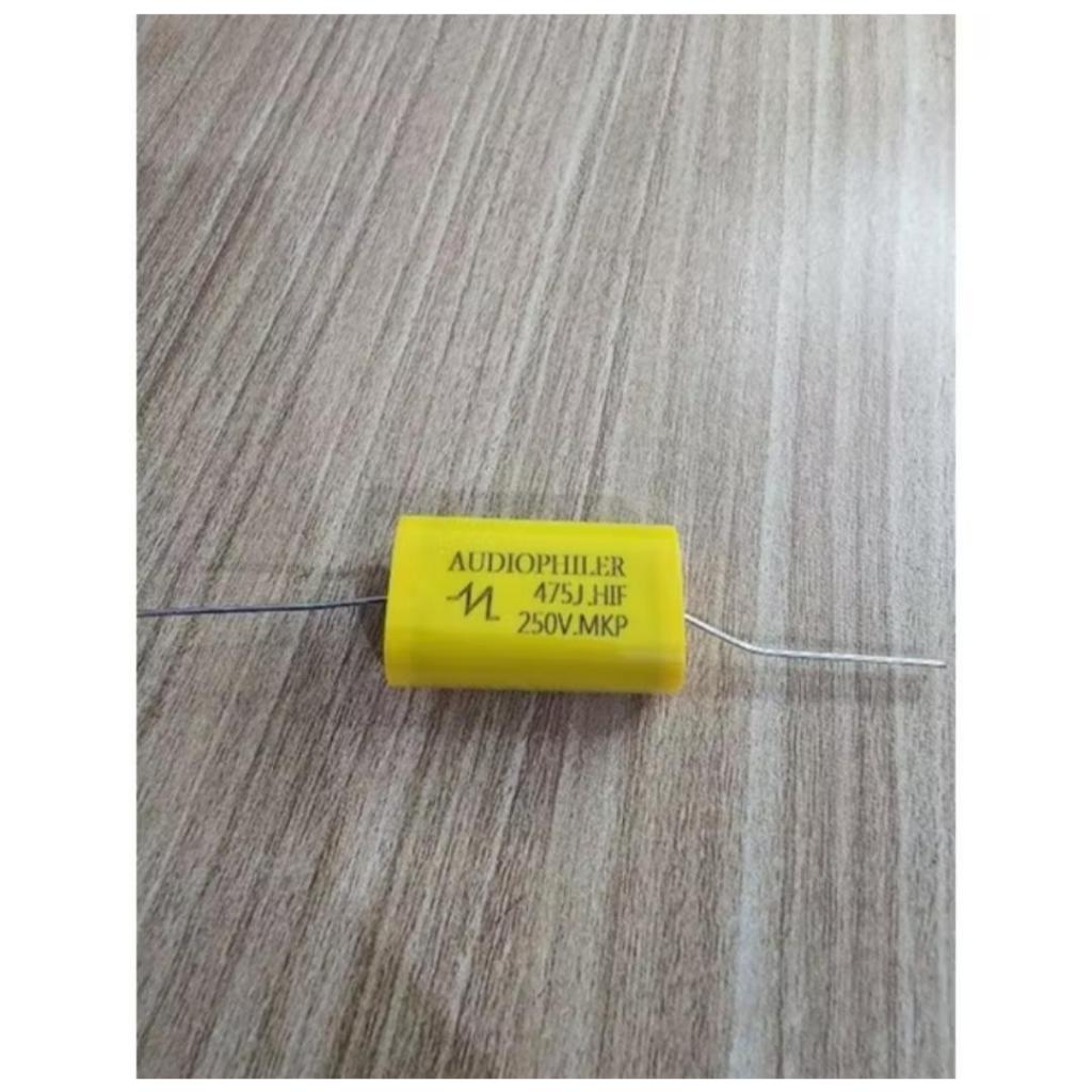 Mkp 475 / 250v audiophiler 4.7uf 250v สีเหลือง