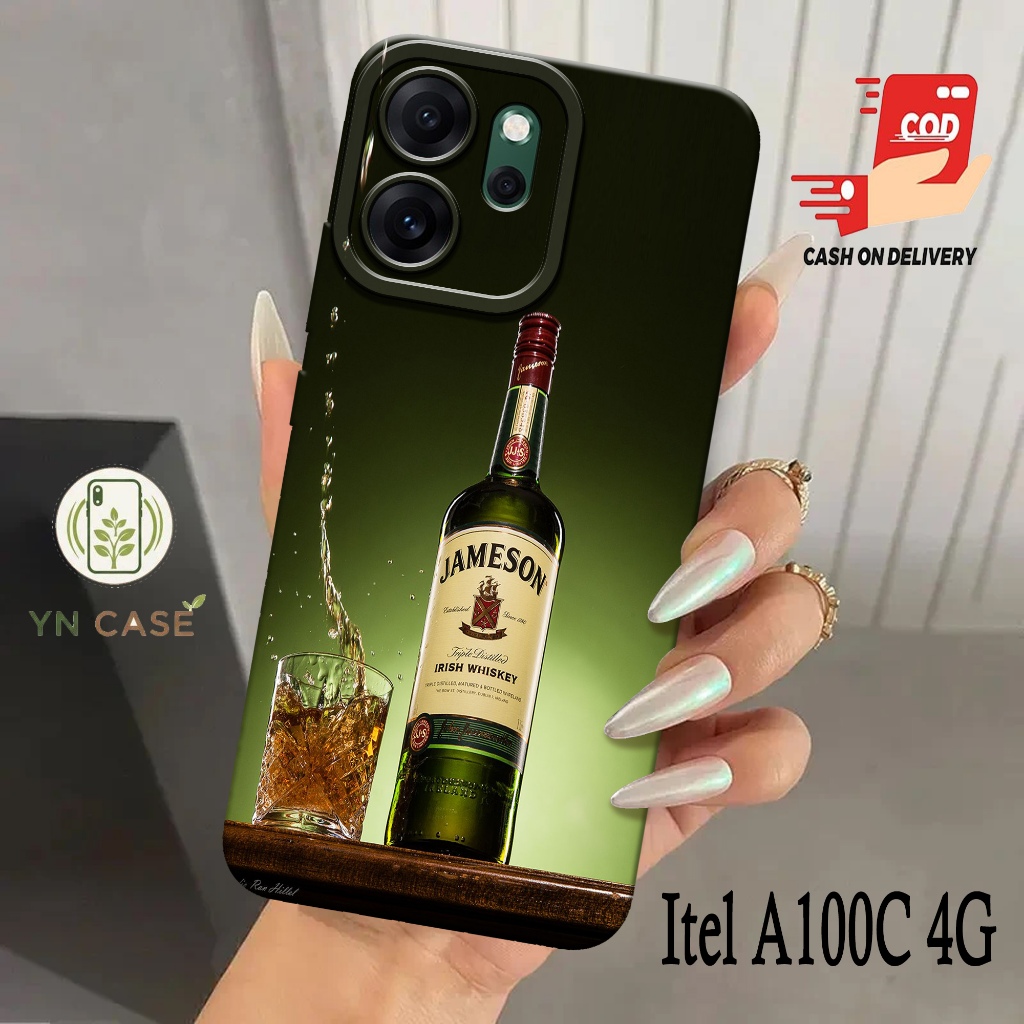 กล้อง Softcase Pro - ล่าสุด Itel A100C 4G HP Casing - Drink Motif - เคสมือถือ - เคสน่ารัก - อุปกรณ์เ