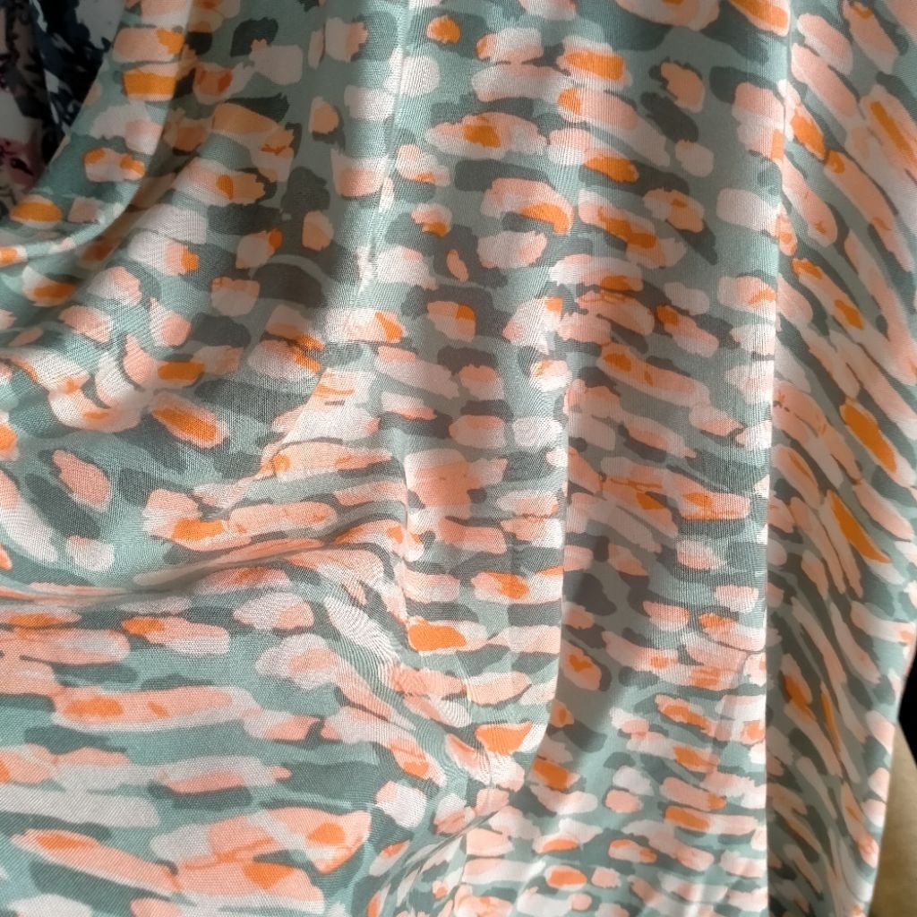 KATUN ผ้าคอตตอนเรยอน _ผ้าฝ้ายเรยอนพรีเมียม_ ผ้าฝ้ายเรยอนลาย ราคาที่ระบุ/ครึ่งเมตร (0.5 mtr)