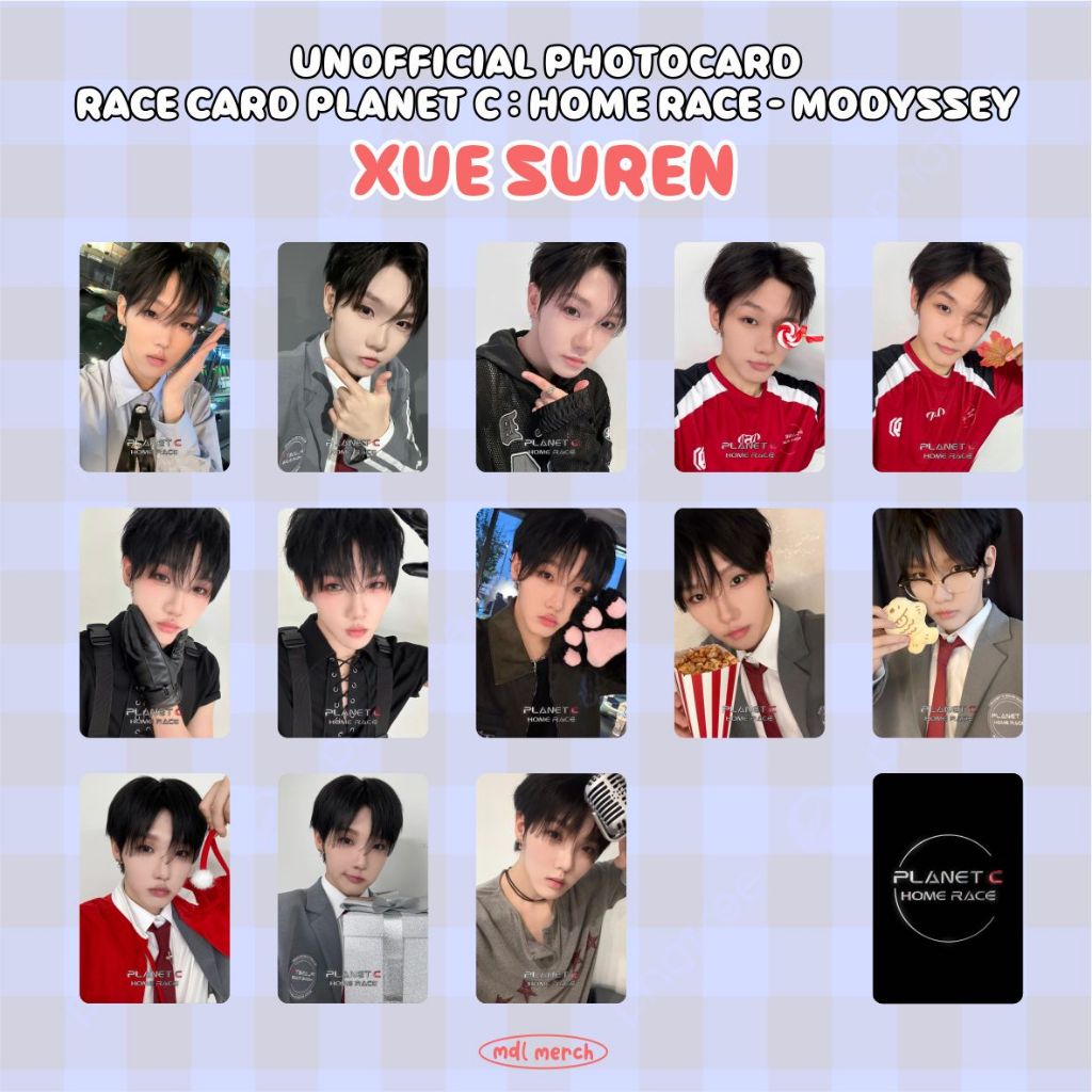 XUE SUREN / MODYSSEY / PLANET C HOME RACE / BOYS II PLANET / BOYS PLANET 2 / UN PHOTOCARD / RACE CAR
