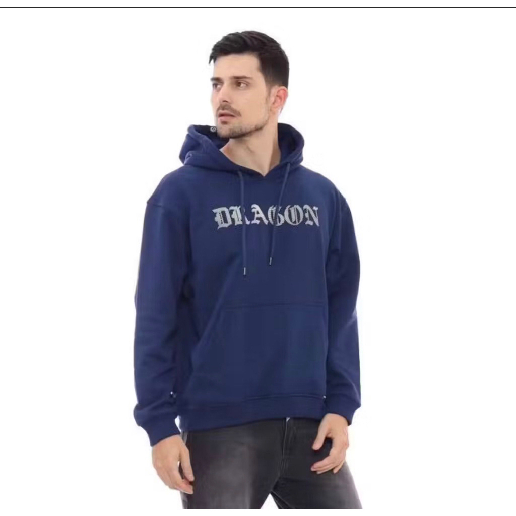 Dragon Alliance Original Fly line เสื้อฮู้ดสีน้ําเงิน