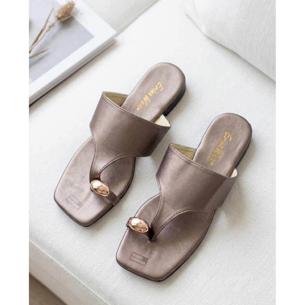 FLAT SANDALS // PREMIUM FLAT SANDALS By ErinaWear // Erina 27E//ring 3