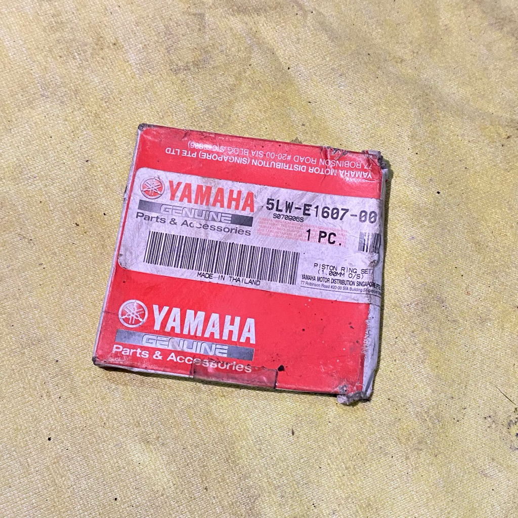 แหวน seher แหวนลูกสูบ Yamaha Nouvo Mio lama os 100 original YGP 5LW-E1607-00