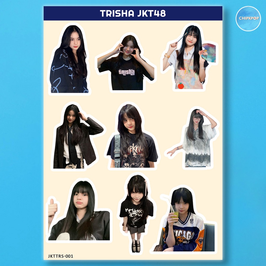 TRISHA สติกเกอร์ JKT 48 I สติกเกอร์ JKT 48 I JKT 48 ใหม่ ERA I สติกเกอร์ TRISHA JKT48 I HOLOGRAM สติ