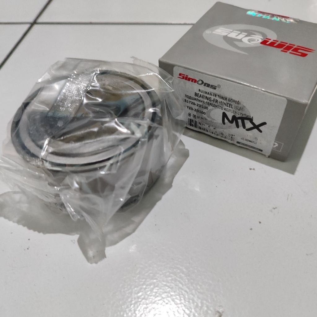 แบริ่งล้อหน้า Hyundai Matrix 5720-2D100