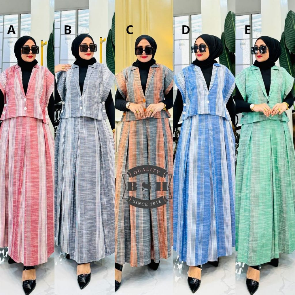 SAVANA 3IN1 SKIRT SET BY BSHOP | ชุดเดียว | ไลน์น์ ซัลเฟอร์