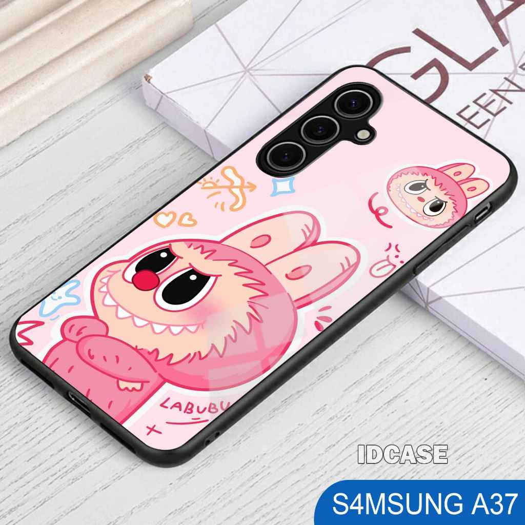 HP Samsung A37 Glitter Glass Softcase - เคสโทรศัพท์ Samsung A37 - K81