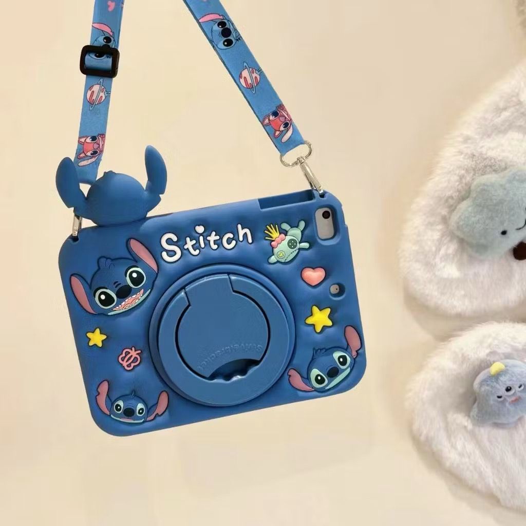 4d stitch Pattern silicone Doll Case [Xiaomi Redmi pad se 11" Tab / Xiaomi Redmi pad 2 11" Tab] เคสน