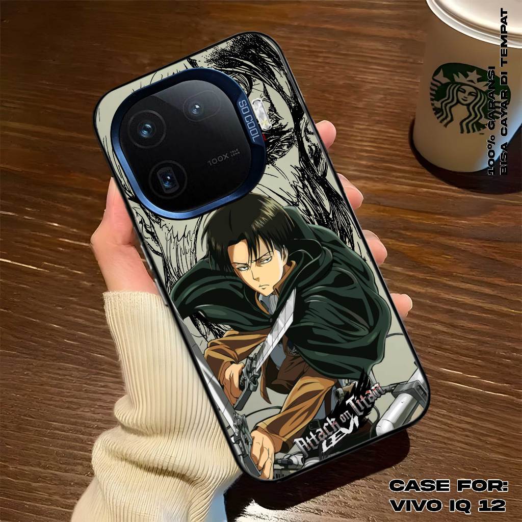 IQOO 12 CASE - เคส VIVO Premium Matte Hard - เคส IMD - เคส AOT Motif Hologram