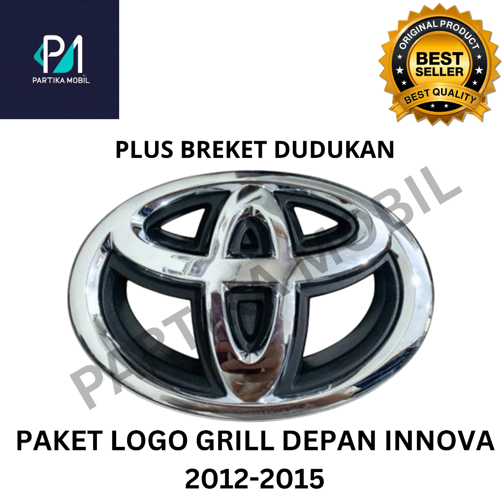 INNOVA COMPLETE FRONT GRILL LOGO 2012 - 2015