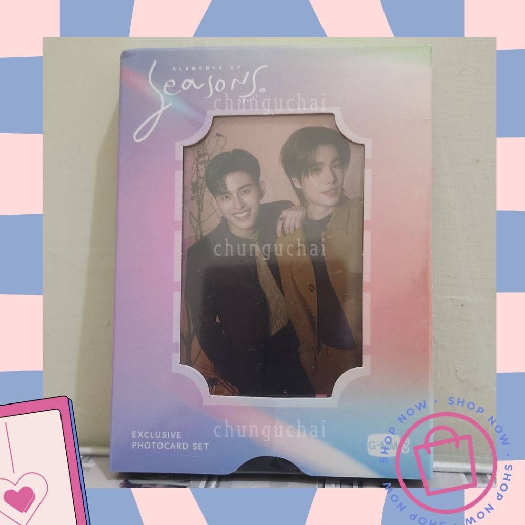 - ชุดโฟโต้การ์ดสุดพิเศษอย่างเป็นทางการ Pond Phwin Fanival GMMTV 2026 Sealed