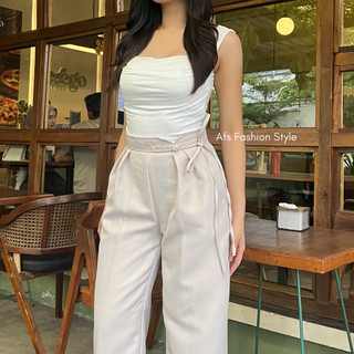 Jenny Pants Cullotes Celana Panjang Wanita Highwaist Long Pants Kulot Cewek Daily Loose Pants