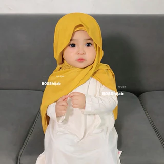 ฮิญาบ พาสมีนา สําเร็จรูปสําหรับเด็ก 1-12 ปี วงรีนินจาด้านใน พัชมีนา ปิดคอ / ผ้าคลุมศีรษะเด็ก / ฮิญาบเด็ก