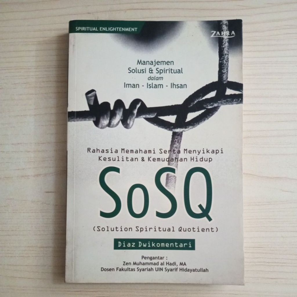 SOSQ SOLUTION SPIRITUAL QUOTIENT BOOK โดย DIAZ DWIKOMENTARI