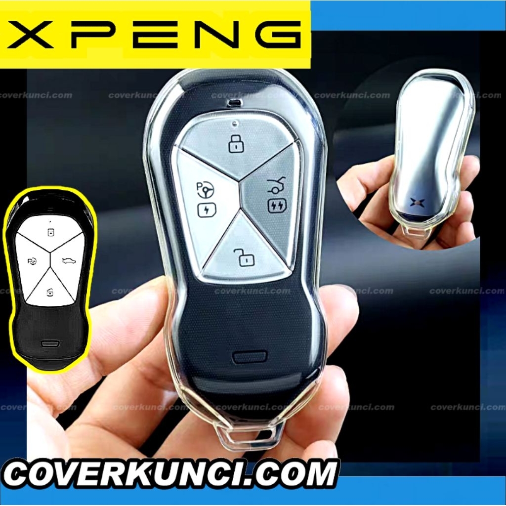 ปลอก G6 XPENG G6 ฝาครอบ XPENG Key G6 โปร่งใส TPU 2C ฝาครอบระยะไกล XPENG G Keyless Smartkey