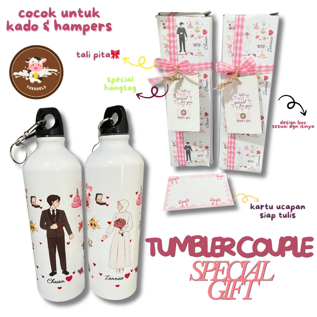 TUMBLER COUPLE WEDDING GIFT COUPLE GIFT MARRIED 750มล