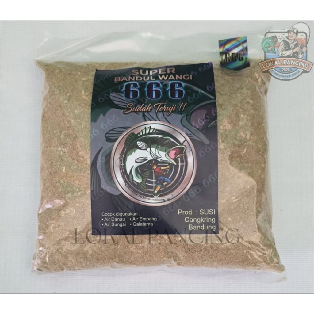 Super Pendul Wangi 666 - เหยื่อสะสมปลา Gacor (400gr)