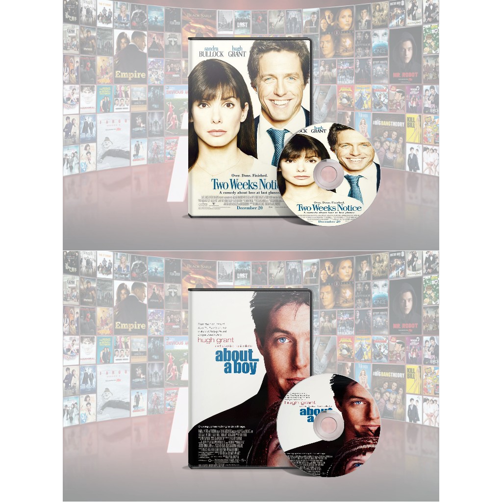 DVD Two Weeks Noice (2002) + DVD About A Boy (2002)