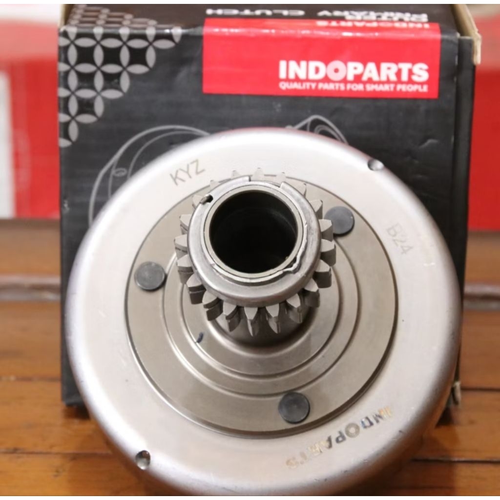 BELL / OUTER PRIMARY CLUTCH INDOPARTS 22660-KYZ-901 INCLUDES INNERGEAR ONEWAY Supra-X 125 PGM FI/Bla