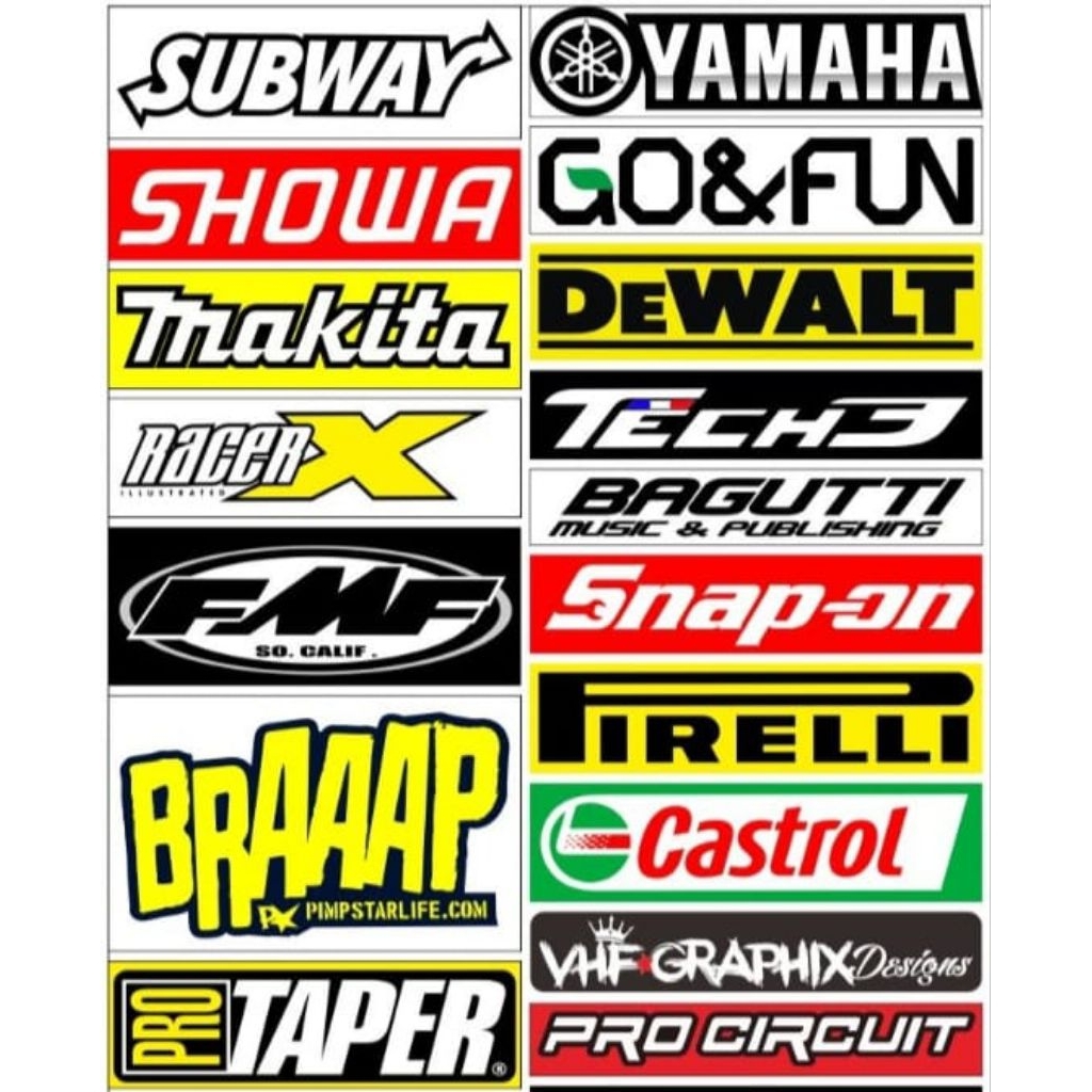 สติ๊กเกอร์ขนาดเล็ก RANDOM Price สําหรับ 1 PCS RANDOM Motif & Size / CANOT CHOOSE - สติ๊กเกอร์รูปลอก 